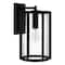 Quoizel Hazel 1-Light Earth Black Outdoor Wall Lantern HAZ8409EK - alternate 4